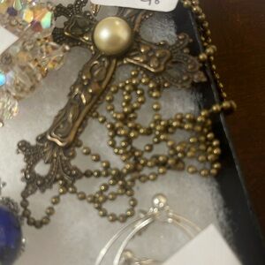 Pearl Cross necklace